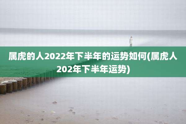 属虎的人2022年下半年的运势如何(属虎人202年下半年运势)