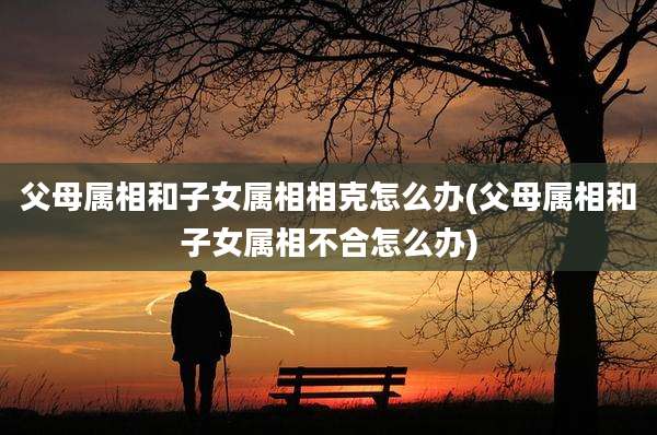 父母属相和子女属相相克怎么办(父母属相和子女属相不合怎么办)