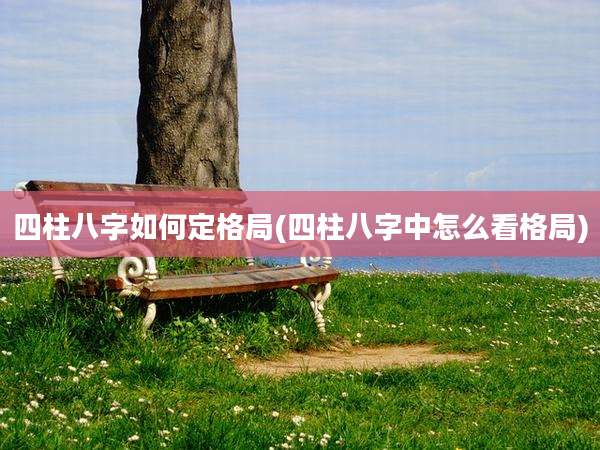 四柱八字如何定格局(四柱八字中怎么看格局)