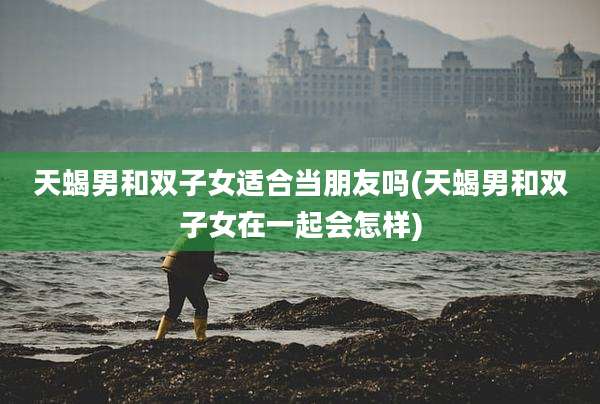 天蝎男和双子女适合当朋友吗(天蝎男和双子女在一起会怎样)