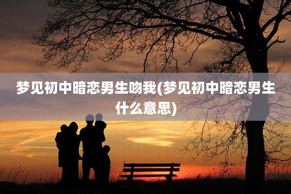 梦见初中暗恋男生吻我(梦见初中暗恋男生什么意思)