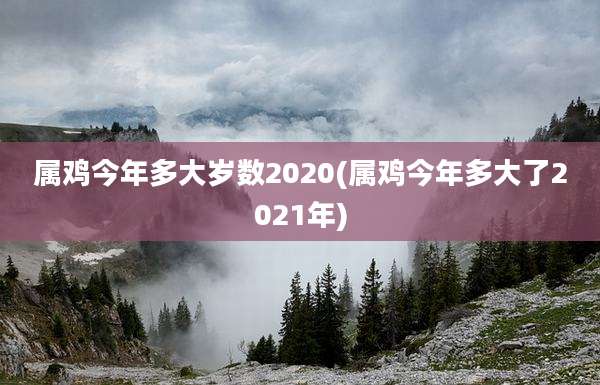 属鸡今年多大岁数2020(属鸡今年多大了2021年)