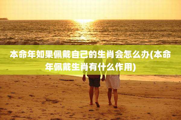 本命年如果佩戴自己的生肖会怎么办(本命年佩戴生肖有什么作用)