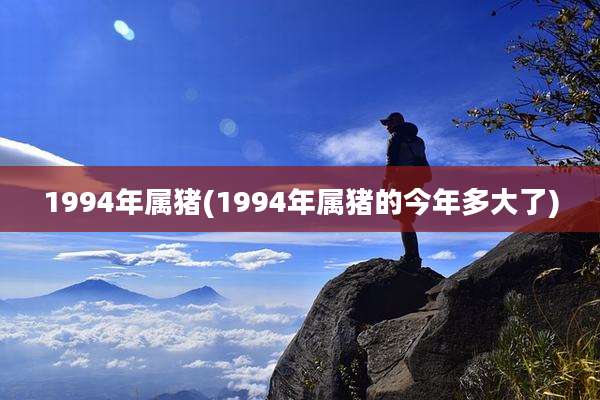1994年属猪(1994年属猪的今年多大了)