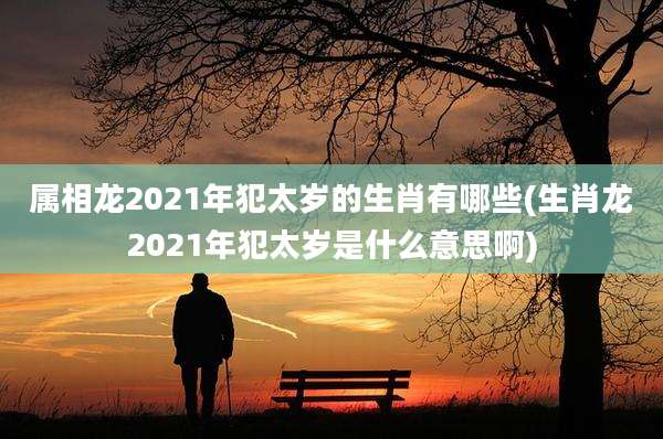 属相龙2021年犯太岁的生肖有哪些(生肖龙2021年犯太岁是什么意思啊)