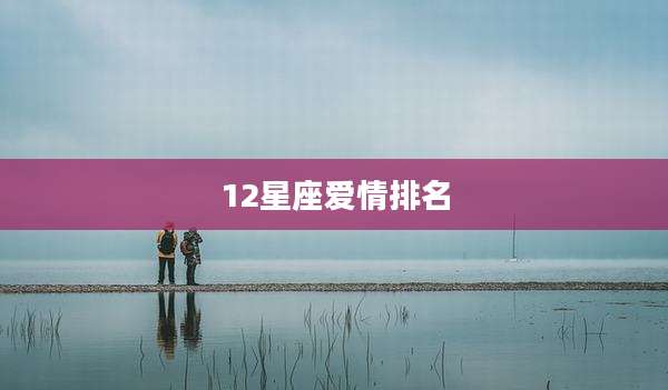 12星座爱情排名