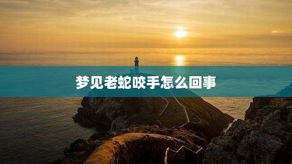 梦见老蛇咬手怎么回事