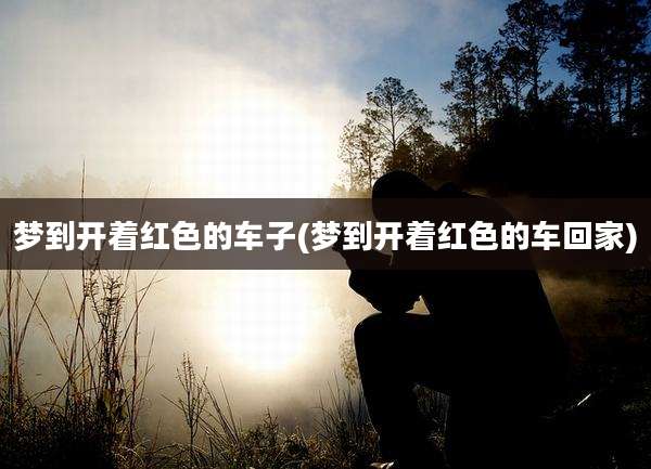 梦到开着红色的车子(梦到开着红色的车回家)