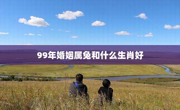 99年婚姻属兔和什么生肖好