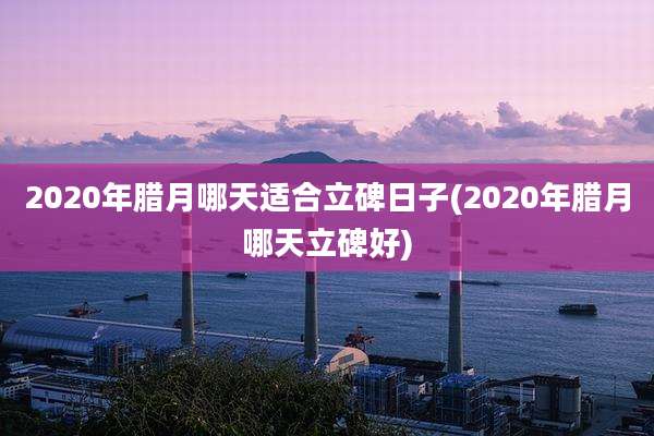 2020年腊月哪天适合立碑日子(2020年腊月哪天立碑好)