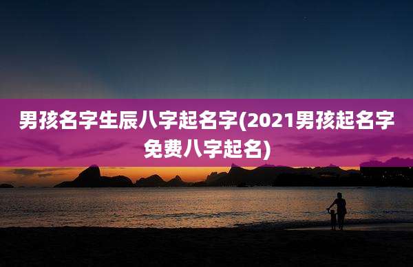 男孩名字生辰八字起名字(2021男孩起名字免费八字起名)