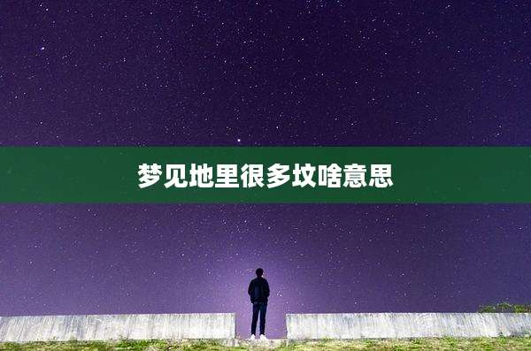 梦见地里很多坟啥意思