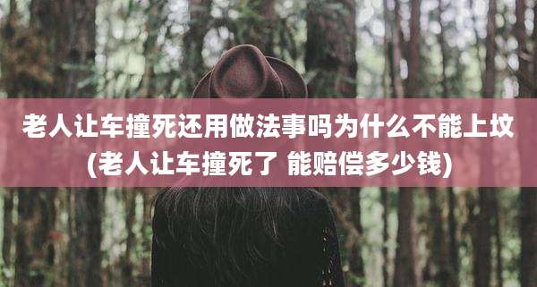 老人让车撞死还用做法事吗为什么不能上坟(老人让车撞死了 能赔偿多少钱)
