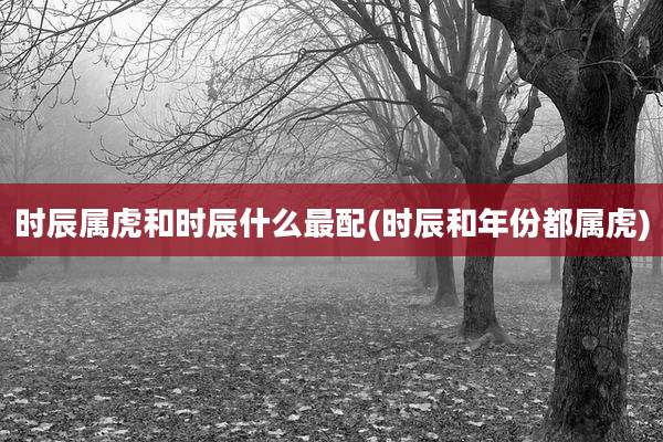 时辰属虎和时辰什么最配(时辰和年份都属虎)