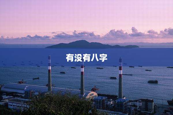 有没有八字
