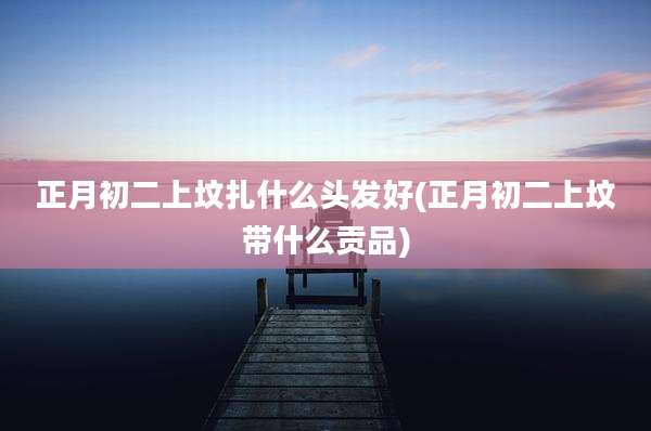 正月初二上坟扎什么头发好(正月初二上坟带什么贡品)