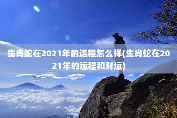 生肖蛇在2021年的运程怎么样(生肖蛇在2021年的运程和财运)