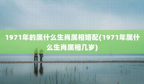 1971年的属什么生肖属相婚配(1971年属什么生肖属相几岁)