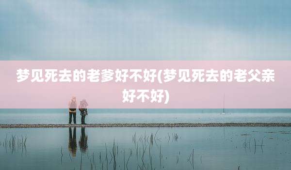 梦见死去的老爹好不好(梦见死去的老父亲好不好)