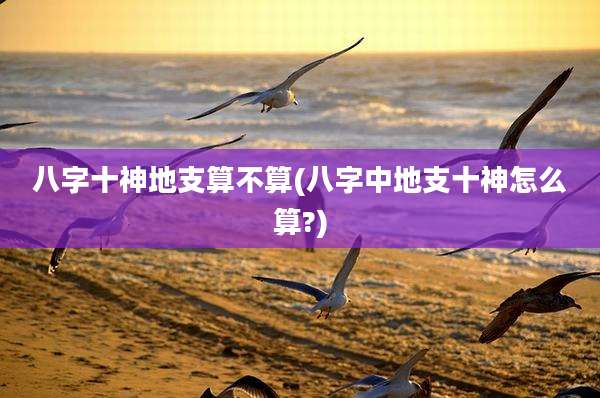八字十神地支算不算(八字中地支十神怎么算?)