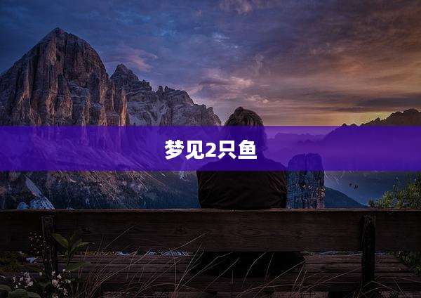 梦见2只鱼