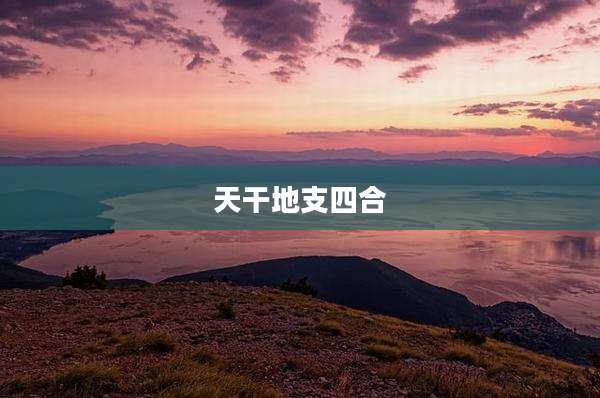 天干地支四合