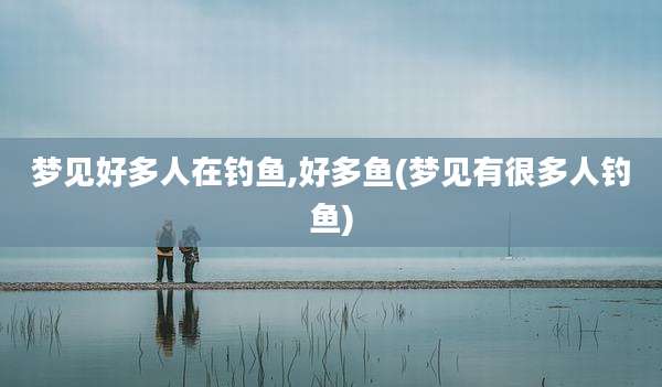 梦见好多人在钓鱼,好多鱼(梦见有很多人钓鱼)