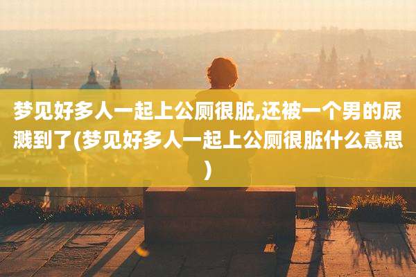 梦见好多人一起上公厕很脏,还被一个男的尿溅到了(梦见好多人一起上公厕很脏什么意思)