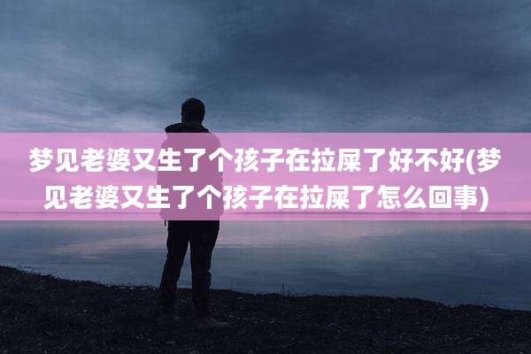 梦见老婆又生了个孩子在拉屎了好不好(梦见老婆又生了个孩子在拉屎了怎么回事)