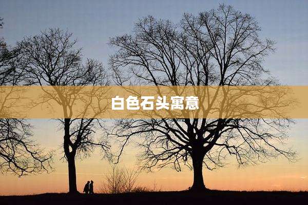 白色石头寓意