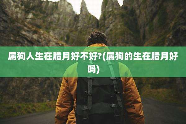属狗人生在腊月好不好?(属狗的生在腊月好吗)