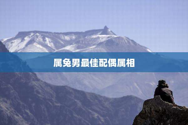 属兔男最佳配偶属相