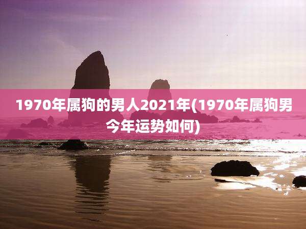 1970年属狗的男人2021年(1970年属狗男今年运势如何)