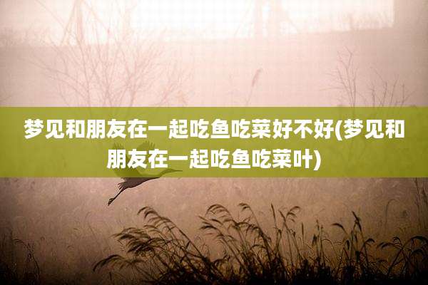 梦见和朋友在一起吃鱼吃菜好不好(梦见和朋友在一起吃鱼吃菜叶)