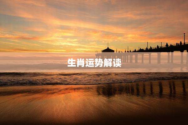 生肖运势解读
