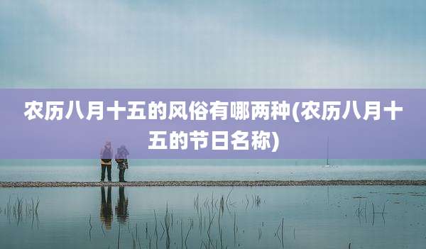 农历八月十五的风俗有哪两种(农历八月十五的节日名称)