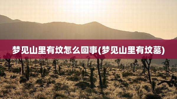 梦见山里有坟怎么回事(梦见山里有坟墓)