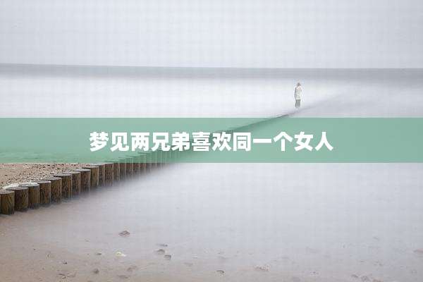 梦见两兄弟喜欢同一个女人