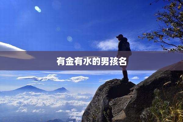 有金有水的男孩名