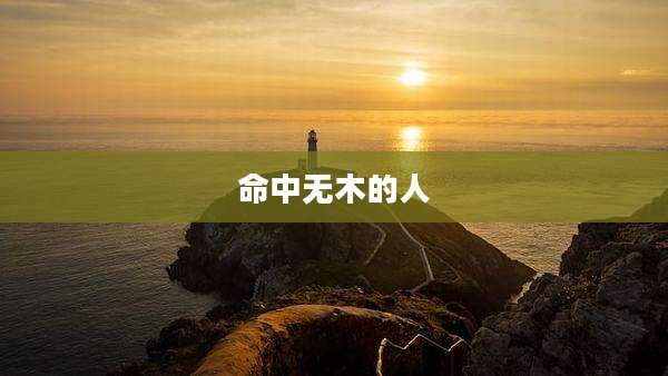 命中无木的人