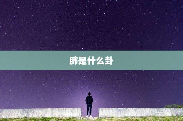 肺是什么卦