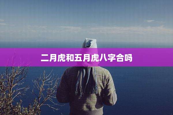 二月虎和五月虎八字合吗