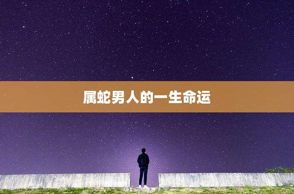 属蛇男人的一生命运