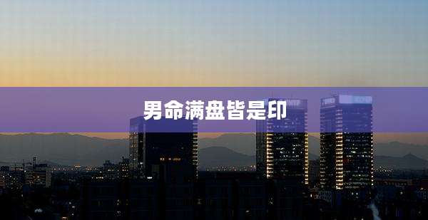 男命满盘皆是印