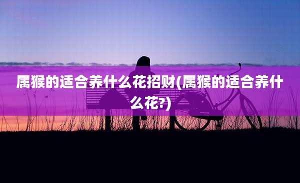 属猴的适合养什么花招财(属猴的适合养什么花?)
