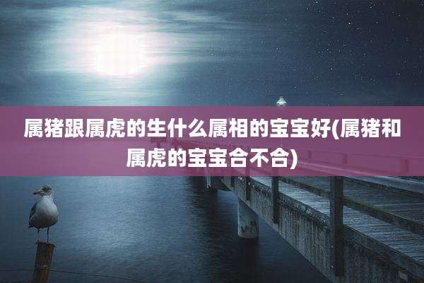 属猪跟属虎的生什么属相的宝宝好(属猪和属虎的宝宝合不合)