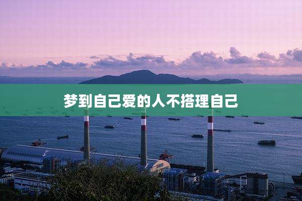 梦到自己爱的人不搭理自己