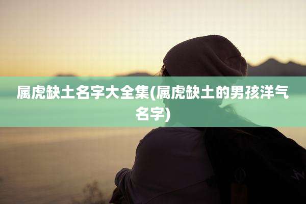 属虎缺土名字大全集(属虎缺土的男孩洋气名字)
