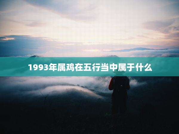 1993年属鸡在五行当中属于什么