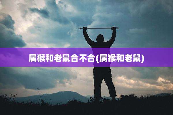 属猴和老鼠合不合(属猴和老鼠)